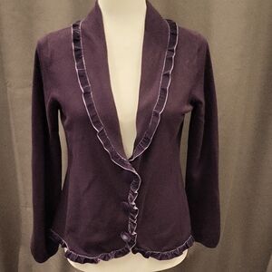 Peck & Peck v-neck 3 button cardigan
